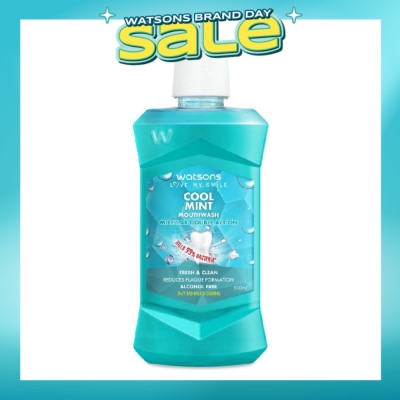 WATSONS - Watsons Micellar Double Action Fresh & Clean Cool Mint Mouthwash 500ml