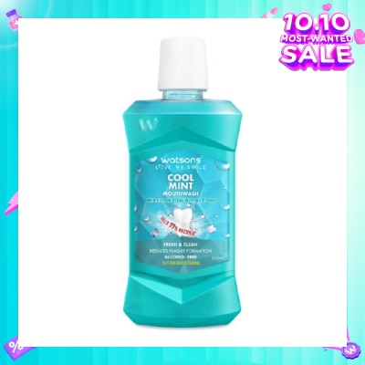 WATSONS Watsons Micellar Double Action Fresh & Clean Cool Mint Mouthwash 500ml