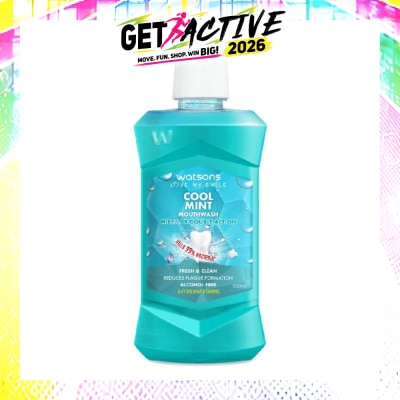 WATSONS - Micellar Double Action Fresh & Clean Cool Mint Mouthwash 500ml image