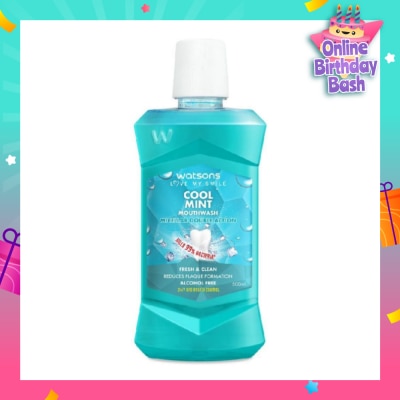 WATSONS Watsons Micellar Double Action Fresh & Clean Cool Mint Mouthwash 500ml