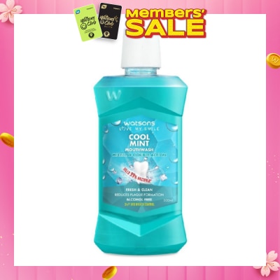 WATSONS Watsons Micellar Double Action Fresh & Clean Cool Mint Mouthwash 500ml