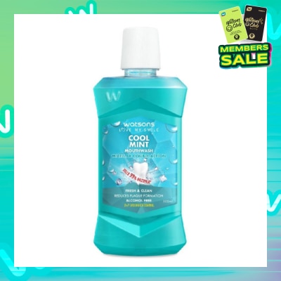 WATSONS Watsons Micellar Double Action Fresh & Clean Cool Mint Mouthwash 500ml