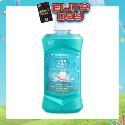WATSONS - Watsons Micellar Double Action Fresh & Clean Cool Mint Mouthwash 500ml