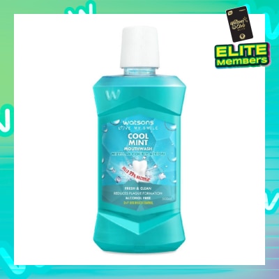 WATSONS Watsons Micellar Double Action Fresh & Clean Cool Mint Mouthwash 500ml
