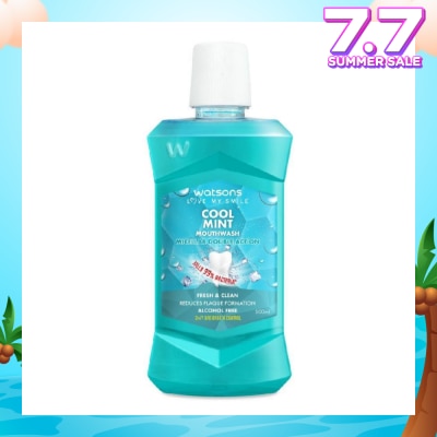 WATSONS Watsons Micellar Double Action Fresh & Clean Cool Mint Mouthwash 500ml