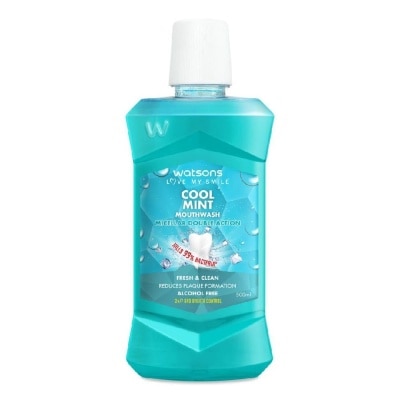 WATSONS Watsons Micellar Double Action Fresh & Clean Cool Mint Mouthwash 500ml