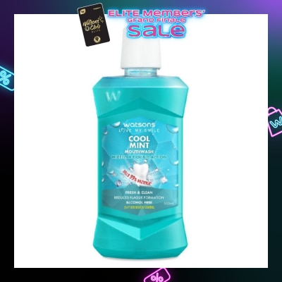 WATSONS Watsons Micellar Double Action Fresh & Clean Cool Mint Mouthwash 500ml