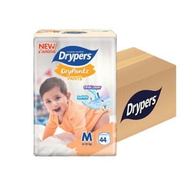 DRYPERS Drypantz Pants M (6-12kg) 44s x 4 (Per Carton)