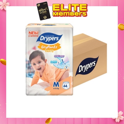 DRYPERS Drypantz Pants M (6-12kg) 44s x 4 (Per Carton)