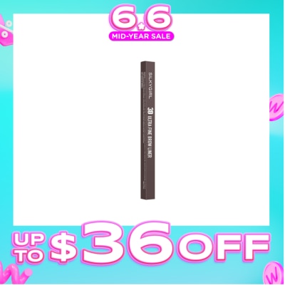 SILKYGIRL - 3D Ultra Fine Brow Liner 02 Mocha Brown 1s