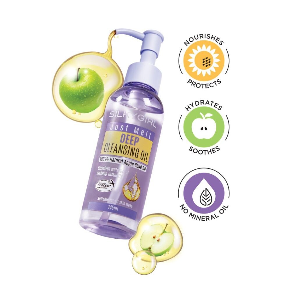 【新品未開封】ルビーセル INTENSIVE 4U SILKY CLEANSER SILKYGIRL Just Melt Deep Cleansing Oil 145ml | Makeup Remover