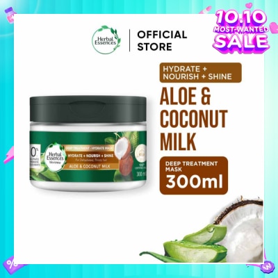HERBAL ESSENCES Bio-Renew Deep Treatment Hydrate Hair Mask Aloe & Coconut Milk 300ml