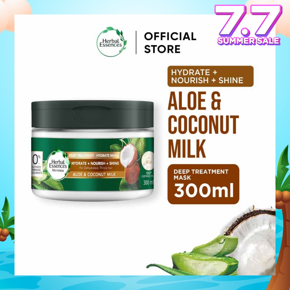 Bio-Renew Deep Treatment Hydrate Hair Mask Aloe & Coconut Milk 300ml