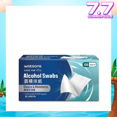 WATSONS Alcohol Swabs 100s