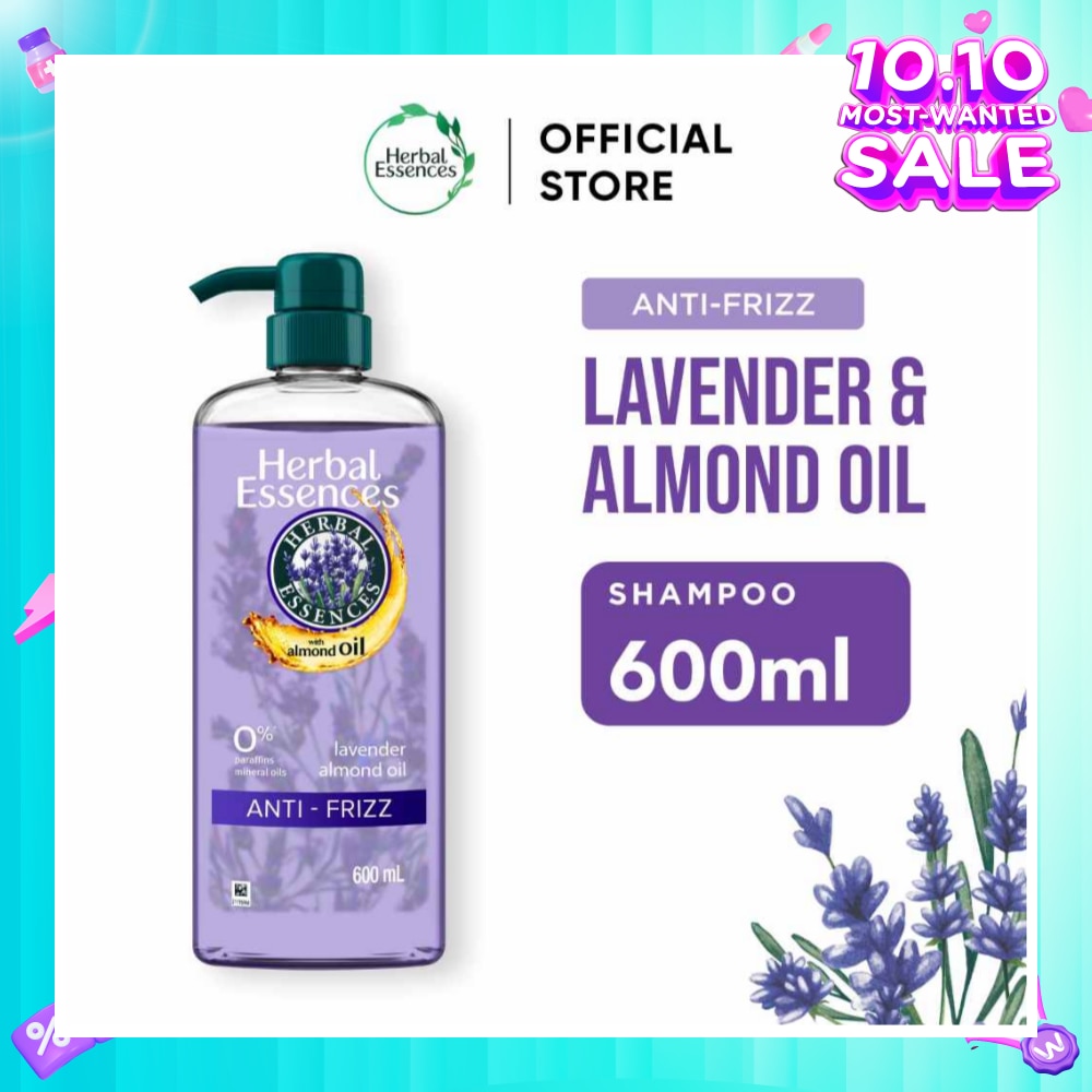 Anti-Frizz Shampoo Lavender & Almond Oil 600ml