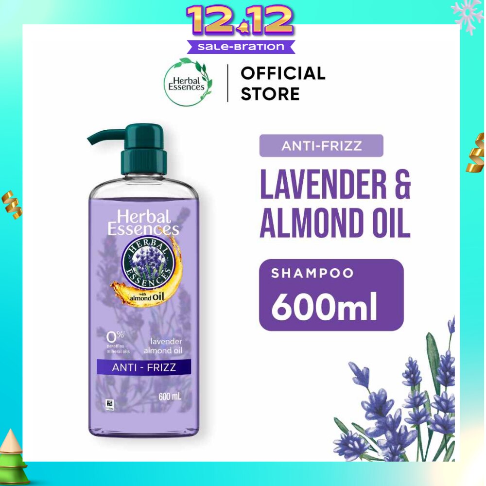 Anti-Frizz Shampoo Lavender & Almond Oil 600ml