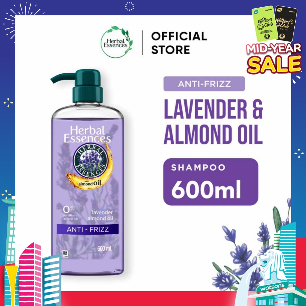 Anti-Frizz Shampoo Lavender & Almond Oil 600ml