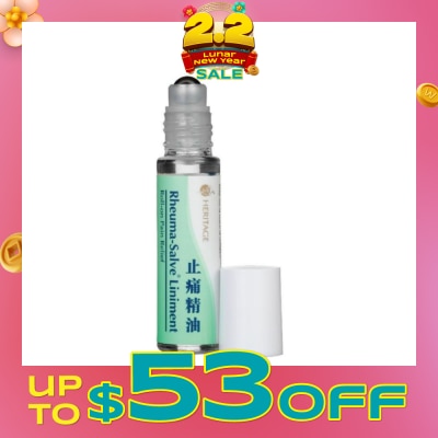 HERITAGE GOLD Rheuma-Salve Liniment Roll-On Pain Relief Oil 10ml
