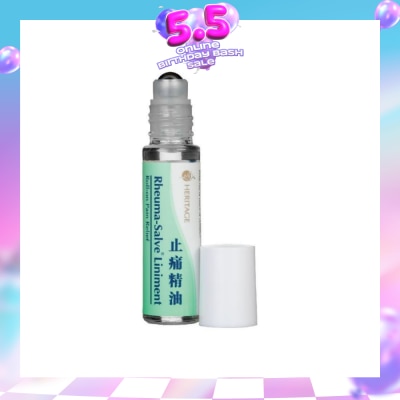 HERITAGE GOLD - Rheuma-Salve Liniment Roll-On Pain Relief Oil 10ml