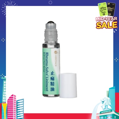 HERITAGE GOLD Rheuma-Salve Liniment Roll-On Pain Relief Oil 10ml