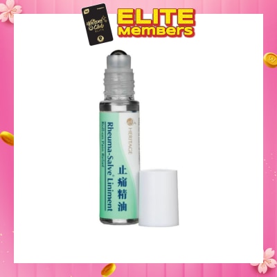 HERITAGE GOLD Rheuma-Salve Liniment Roll-On Pain Relief Oil 10ml