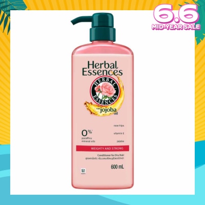 HERBAL ESSENCES Weighty & Strong Conditioner Rose Hips & Jojoba Oil 600ml
