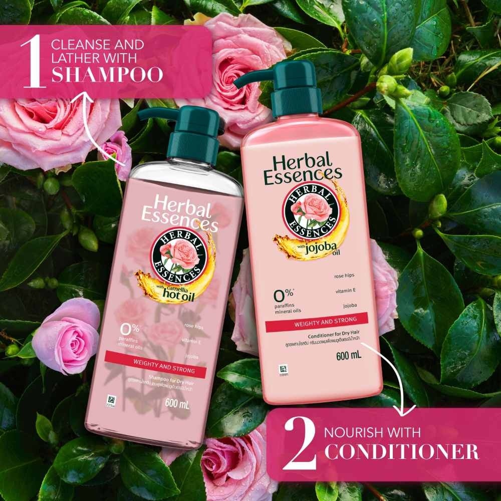 Weighty & Strong Shampoo Rose Hips & Jojoba Oil 600ml