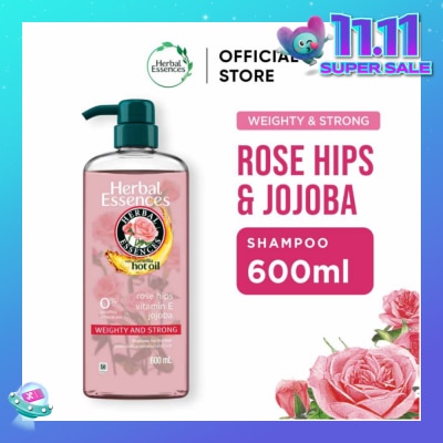 HERBAL ESSENCES Weighty & Strong Shampoo Rose Hips & Jojoba Oil 600ml