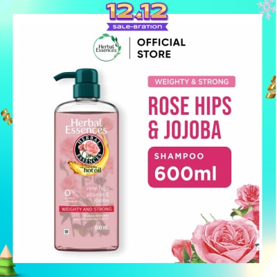 HERBAL ESSENCES Weighty & Strong Shampoo Rose Hips & Jojoba Oil 600ml