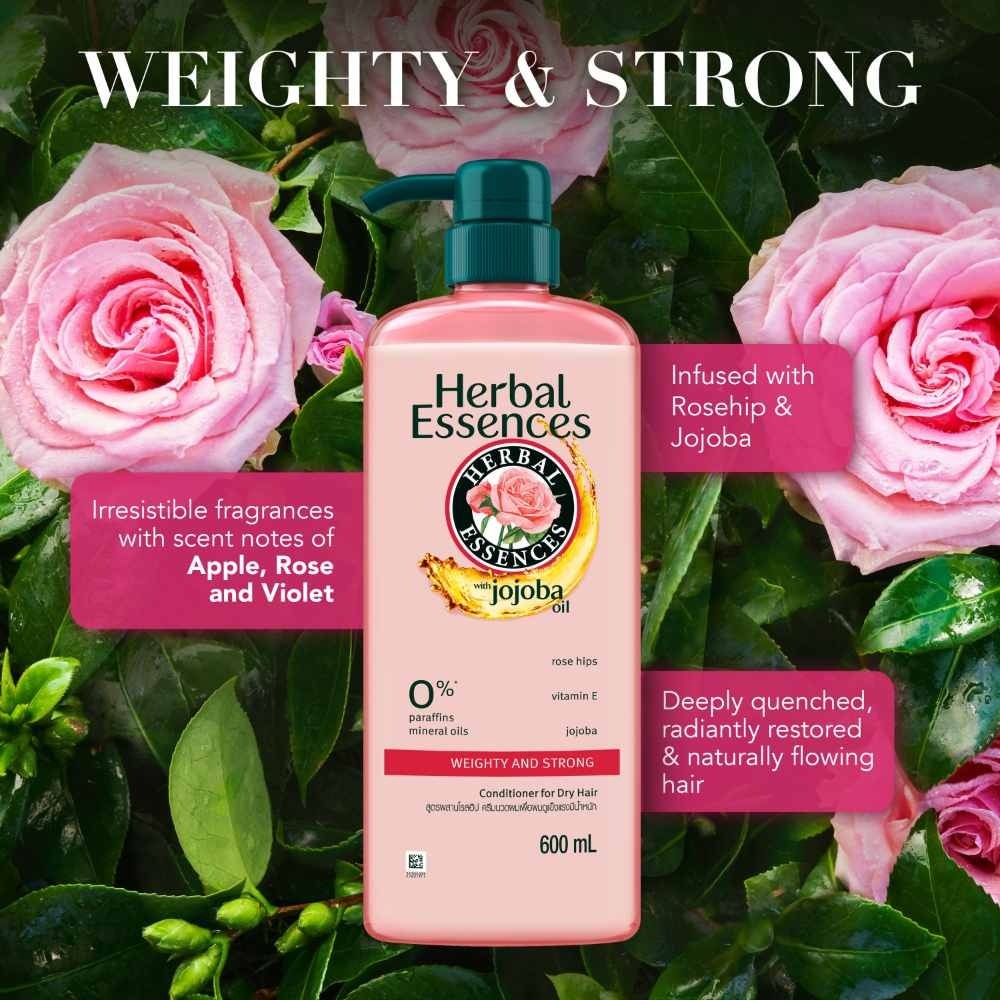 Weighty & Strong Conditioner Rose Hips & Jojoba Oil 600ml