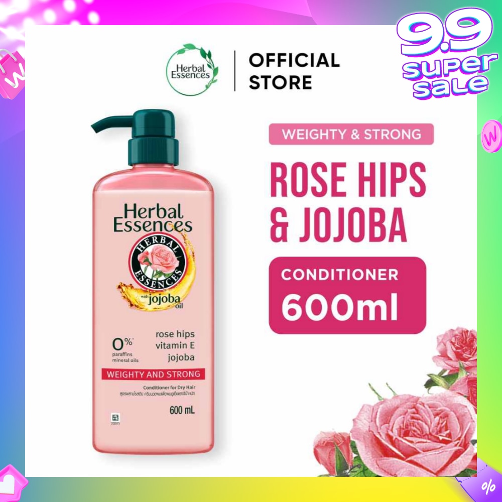 Weighty & Strong Conditioner Rose Hips & Jojoba Oil 600ml