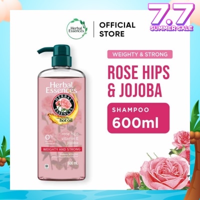 HERBAL ESSENCES Weighty & Strong Shampoo Rose Hips & Jojoba Oil 600ml