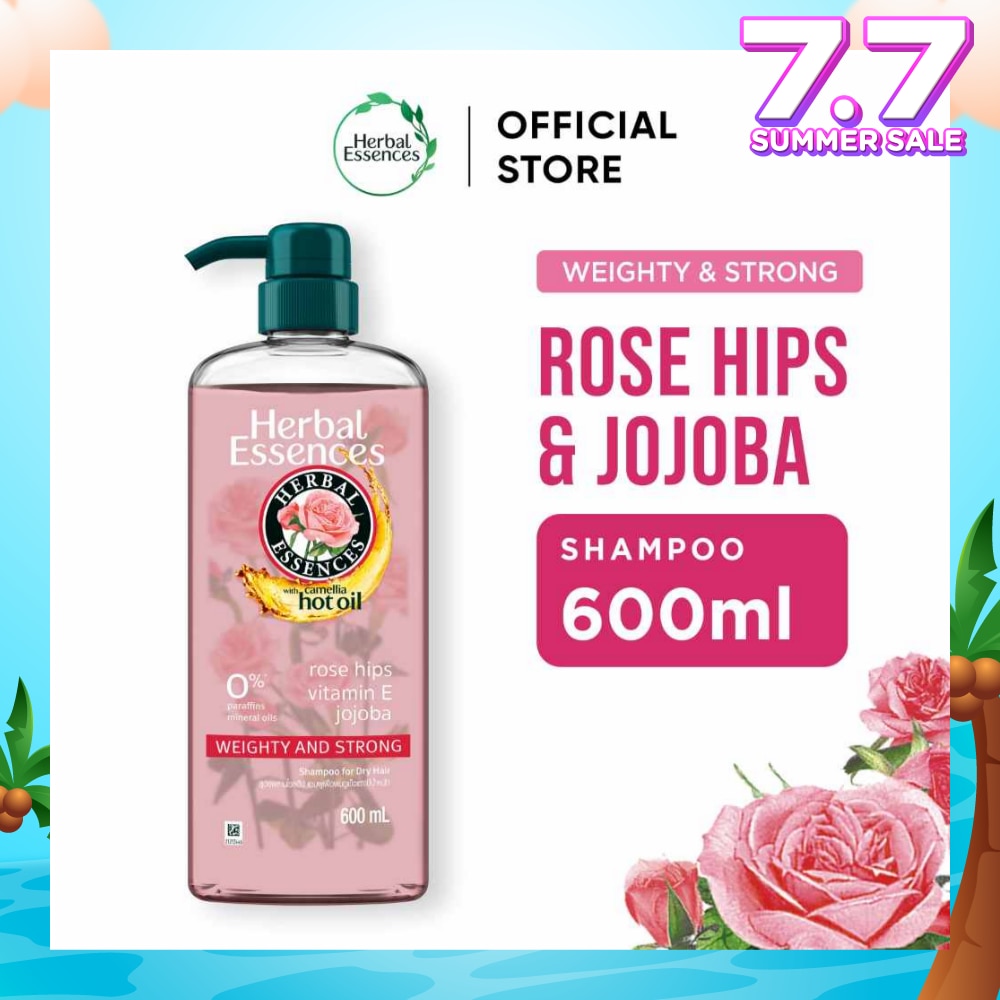 Weighty & Strong Shampoo Rose Hips & Jojoba Oil 600ml