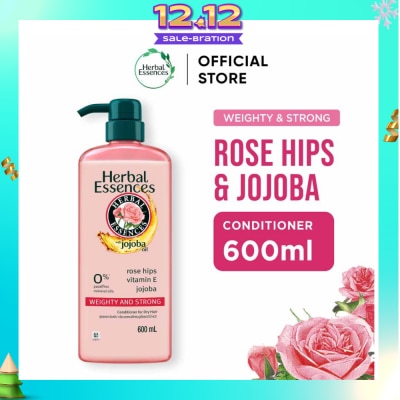 HERBAL ESSENCES Weighty & Strong Conditioner Rose Hips & Jojoba Oil 600ml
