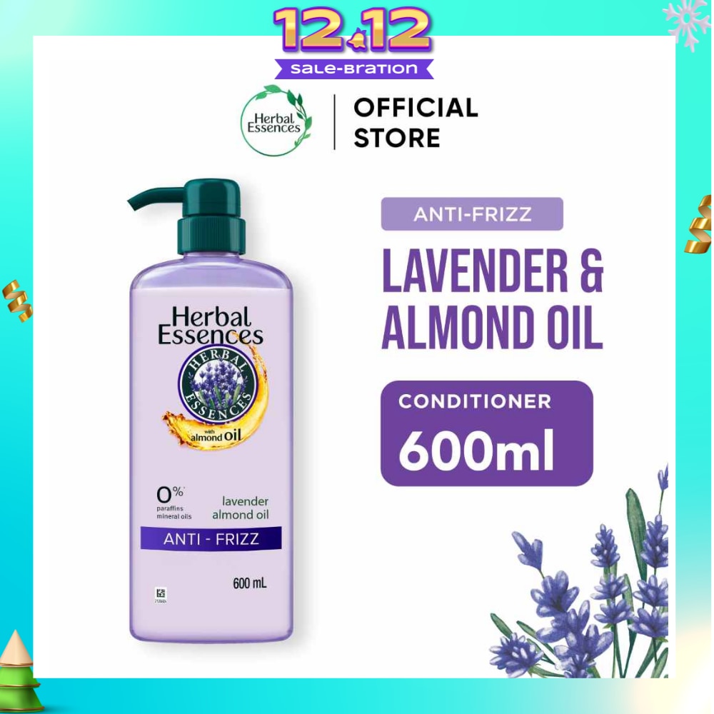 Anti-Frizz Conditioner Lavender & Almond Oil 600ml