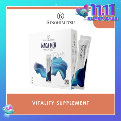 KINOHIMITSU Maca Men Pro Vitality Supplement Sachet 25g x 15s