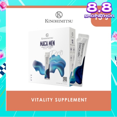 KINOHIMITSU Maca Men Pro Vitality Supplement Sachet 25g x 15s