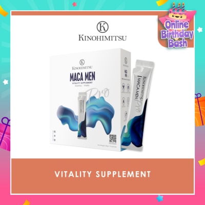 KINOHIMITSU Maca Men Pro Vitality Supplement Sachet 25g x 15s