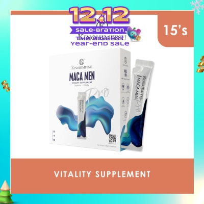 KINOHIMITSU Maca Men Pro Vitality Supplement Sachet 25g x 15s
