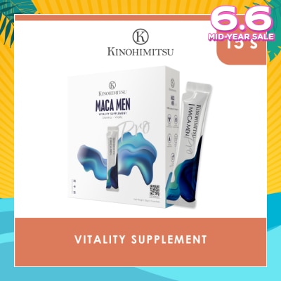 KINOHIMITSU Maca Men Pro Vitality Supplement Sachet 25g x 15s