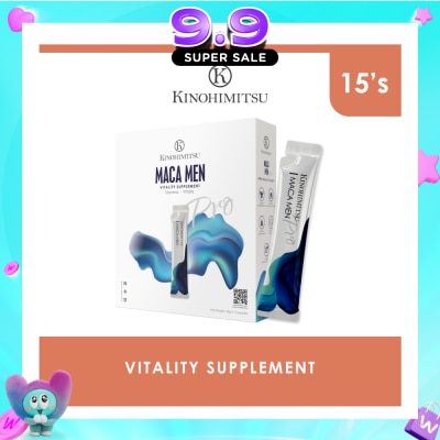 KINOHIMITSU - Maca Men Pro Vitality Supplement Sachet 25g x 15s image