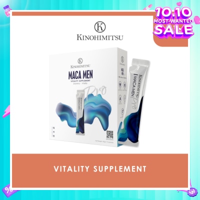KINOHIMITSU Maca Men Pro Vitality Supplement Sachet 25g x 15s