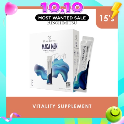KINOHIMITSU Maca Men Pro Vitality Supplement Sachet 25g x 15s image