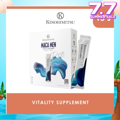 KINOHIMITSU Maca Men Pro Vitality Supplement Sachet 25g x 15s
