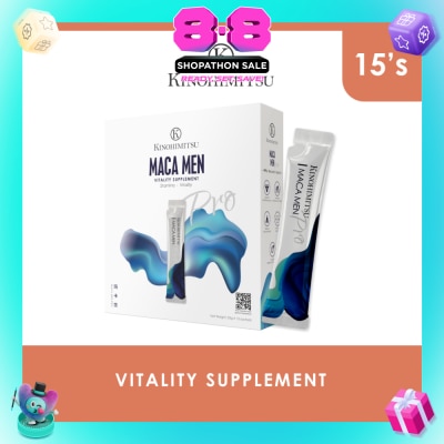 KINOHIMITSU - Maca Men Pro Vitality Supplement Sachet 25g x 15s