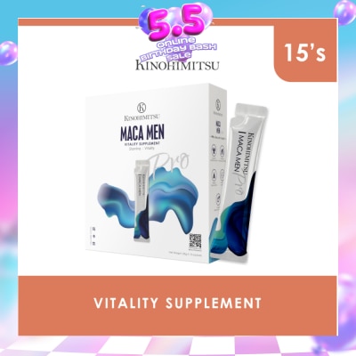 KINOHIMITSU - Maca Men Pro Vitality Supplement Sachet 25g x 15s