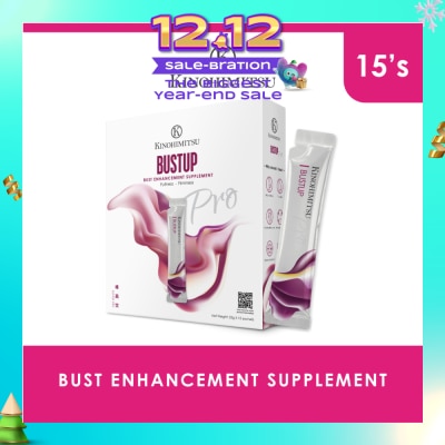 KINOHIMITSU Bust Up Pro Enhancement Supplement Sachet 25g x 15s