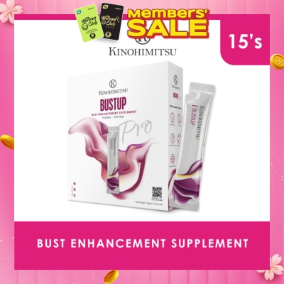 KINOHIMITSU Bust Up Pro Enhancement Supplement Sachet 25g x 15s