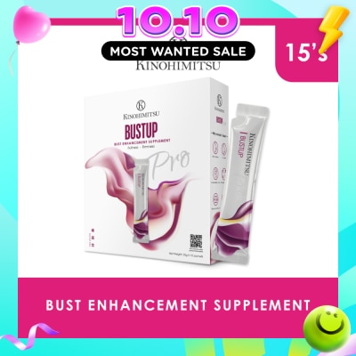 KINOHIMITSU Bust Up Pro Enhancement Supplement Sachet 25g x 15s image