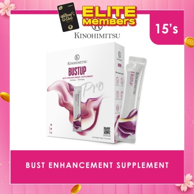KINOHIMITSU Bust Up Pro Enhancement Supplement Sachet 25g x 15s